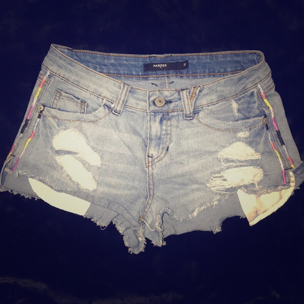 Harper blue jean shorts!